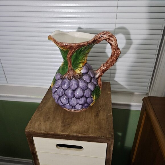 Vintage Bassano Italian Ceramic Pitcher - Picture 1 of 5